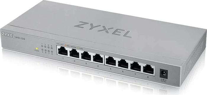 Zyxel MG-108 Desktop 2.5G Switch, 8x RJ-45