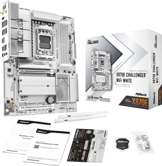 ASRock X870E Challenger WiFi White (AMD AM5)