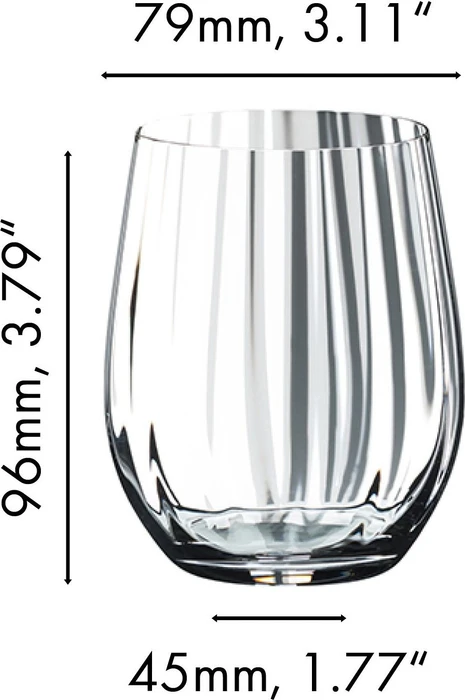 Riedel Tumbler Collection Optical O Whiskeyglas, 2 Stück