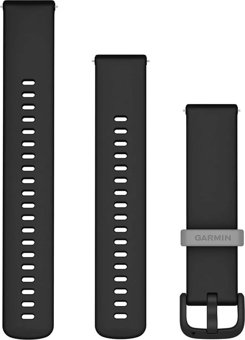 Garmin Schnellwechsel Ersatzarmband 20mm Silikon schwarz