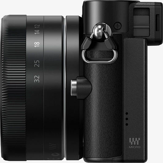 Panasonic Lumix DMC-GM5 schwarz mit Objektiv Lumix G Vario 12-32mm 3.5-5.6 ASPH OIS und Lumix G Vario 35-100mm 4.0-5.6 OIS