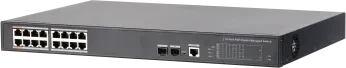 Dahua PFS42 Rackmount Gigabit Managed Switch, 16x RJ-45, 2x SFP, 240W Hi-PoE