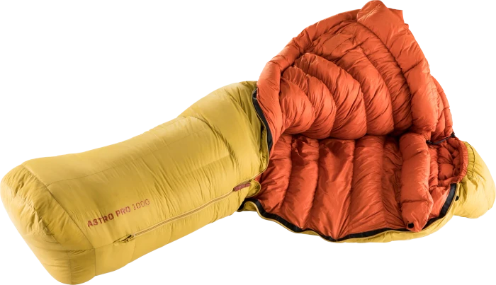 Deuter Astro Pro 1000 Mumienschlafsack turmeric/redwood