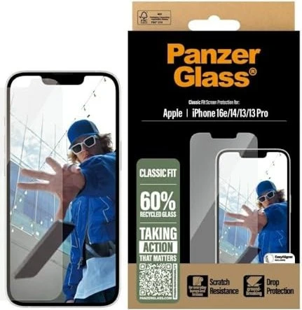 PanzerGlass Classic Fit für Apple iPhone 16e