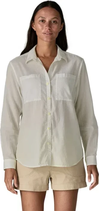 Patagonia Lightweight A/C Hemd langarm weiß (Damen)