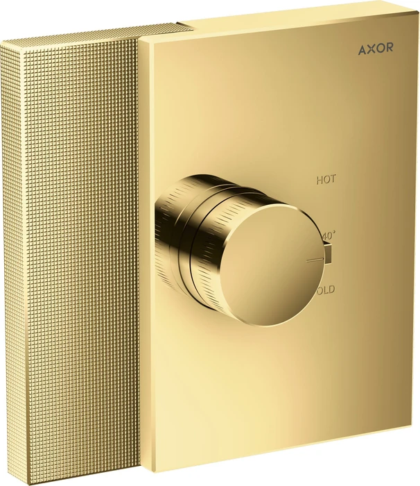 Hansgrohe Axor Edge Thermostat HighFlow Diamantschliff polished gold optic