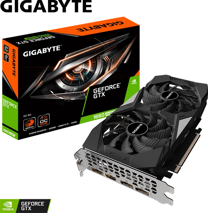 GIGABYTE GeForce GTX 1660 SUPER OC 6G, 6GB GDDR6, HDMI, 3x DP