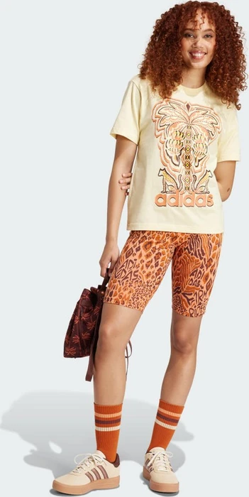 adidas x FARM Rio Graphic T-Shirt kurzarm easy yellow (Damen)