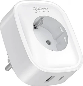 Gosund SP6 Smart Socket, 1x USB-C/1x USB-A, Smart-Steckdose