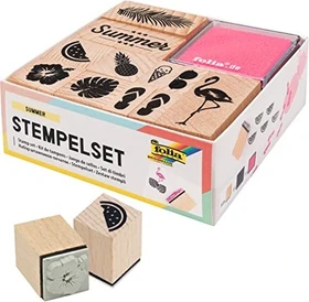 Folia Stempelset Summer, braun