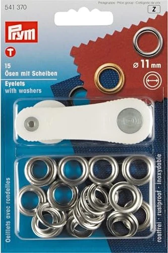 Prym Ösen mit Scheiben 11mm