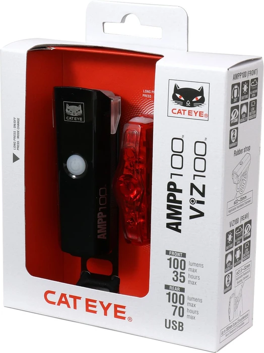 CatEye AMPP100 + ViZ100 Beleuchtungsset