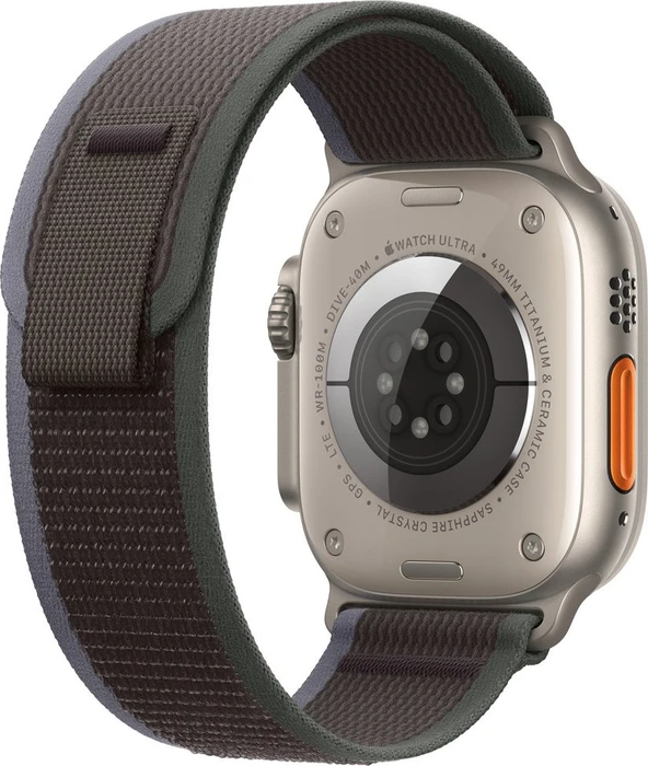 Apple Trail Loop M/L für Apple Watch Ultra (49mm) blau/schwarz/titan natur