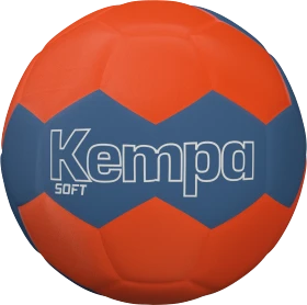 Kempa Soft Handball ice grey/fluo red