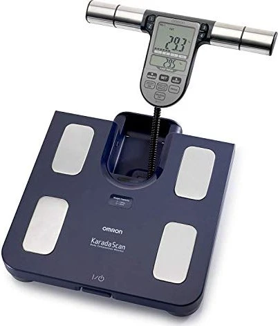 Omron BF511 digitale Segment-Körperanalysewaage blau