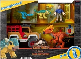 Mattel Fisher-Price - Imaginext - Jurassic World Neue Abenteuer Dino Abenteuerset