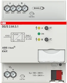 ABB DG/S2.64.1.1 DALI-Gateway Basic 2-fach, 4TE REG (2CDG110199R0011)