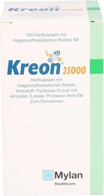 Kreon 25.000 magensaftresistente Kapseln, 100 Stück