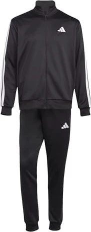 adidas Basic 3-Streifen French Terry Trainingsanzug schwarz (Herren)