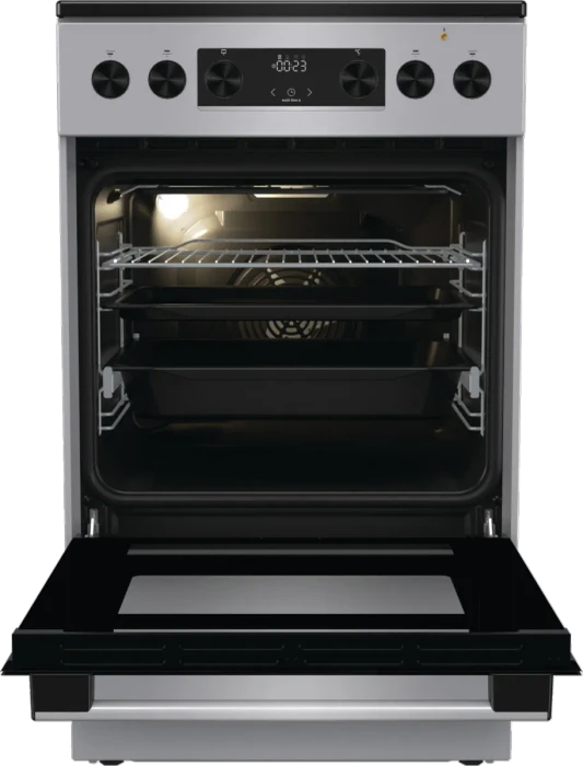 Gorenje GECS5C70SPAOT Elektroherd mit Glaskeramik-Kochfeld