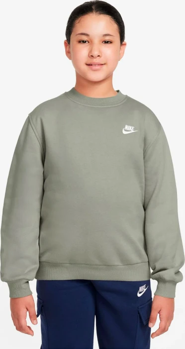 Nike Sportswear Club Fleece Sweatshirt spruce fog/white (Junior)