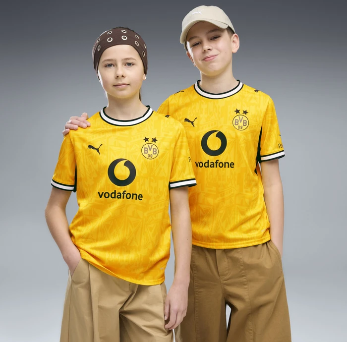 Puma BVB Borussia Dortmund 2026/2027 Heimtrikot kurzarm faster yellow/puma black (Junior)