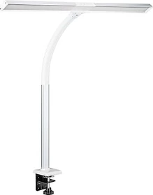 FeinTech LED Klemmleuchte weiß/silber