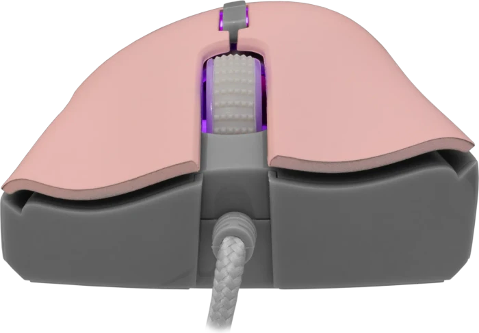 Baracuda Lobster Pink Gaming Mouse, rosa/grau, USB