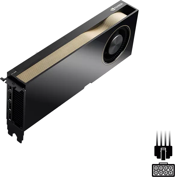 PNY RTX A6000, 48GB GDDR6, 4x DP, Smallbox