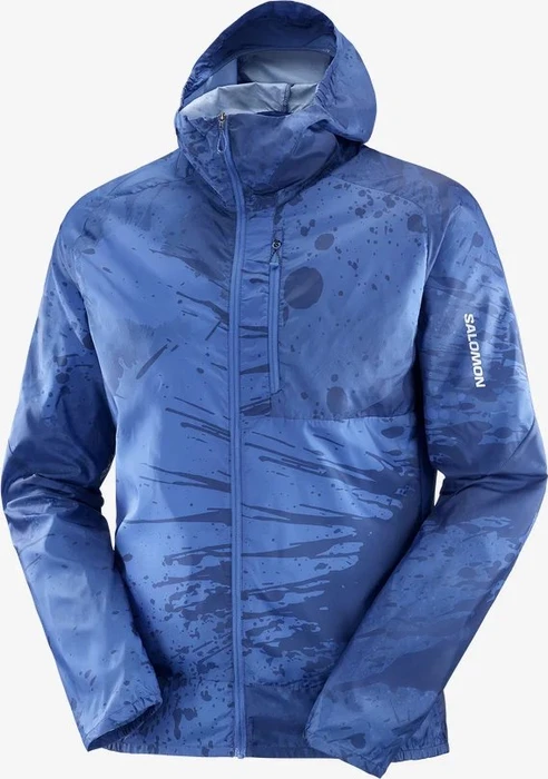 Salomon Bonatti Cross Wind Funktionsjacke nautical blue/ao/navy peony (Herren)