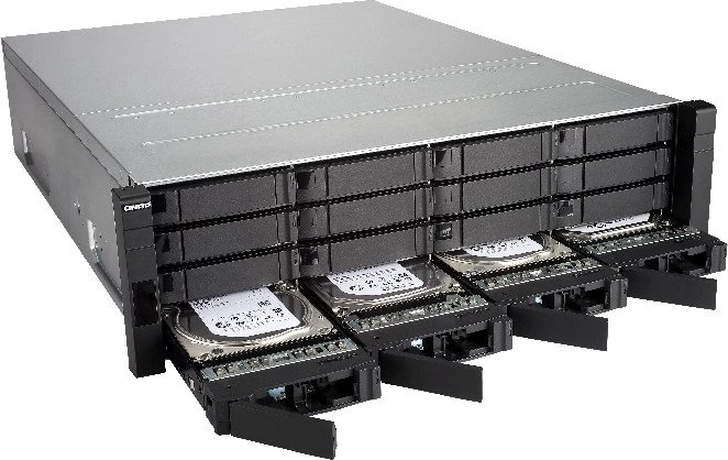 QNAP ES1640dc v2, 32GB RAM, 2x RJ-45 10GBase-T, 2x USB 3.0, 3HE