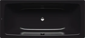 Kaldewei Cayono Duo 724 Badewanne 170x75x41cm, Perl-Effekt, schwarz