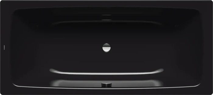 Kaldewei Cayono Duo 724 Badewanne 170x75x41cm, Perl-Effekt, schwarz