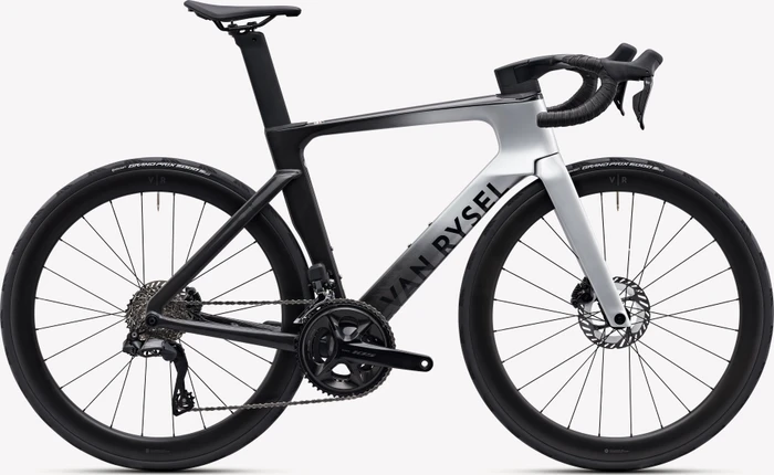 Decathlon Van Rysel RCR-F Pro CF Shimano 105 Di2 grau