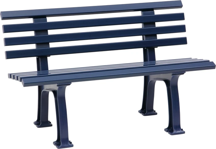 Blome Ibiza Gartenbank 2-Sitzer stahlblau