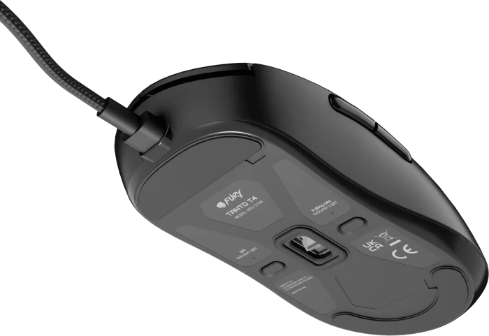 Natec Fury Tanto T4 Ultra-Lightweight Gaming Mouse schwarz, USB
