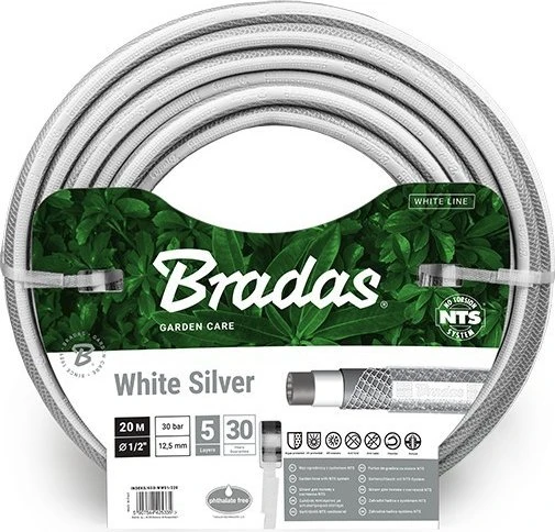 Bradas White Silver Gartenschlauch 1/2", 20m