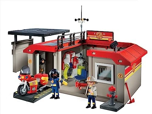 playmobil City Action Mitnahme-Feuerwehrstation