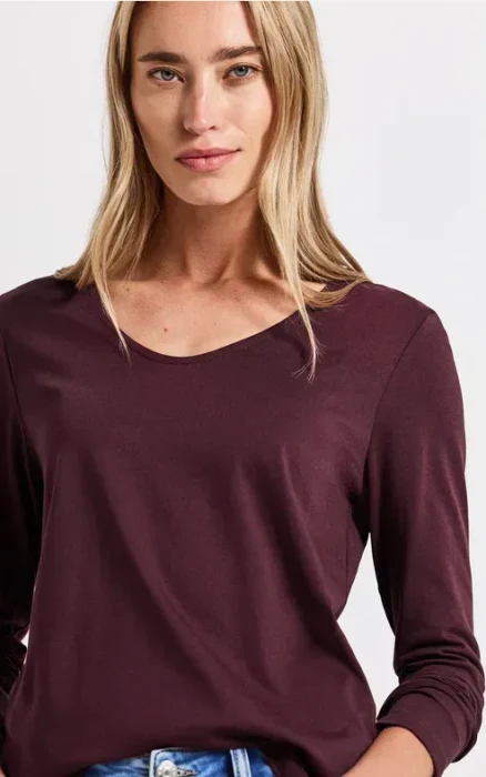 Street One Unifarbe Sweatshirt (Damen)
