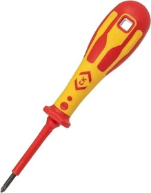 C.K Tools T49143-0 Dextro VDE Pozidriv Schraubendreher, PZ0x60mm