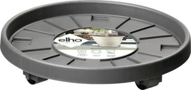 Elho Universal Planttaxi Blumentopfuntersetzer mit Rollen rund 30cm anthrazit