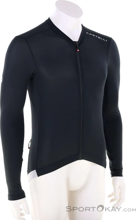 Castelli Espresso 2 Trikot langarm schwarz (Herren)
