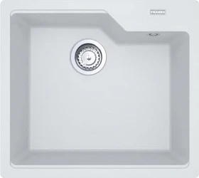 Franke Urban UBG 610-56 Einbau Becken mittig mit Drehknopf glacier