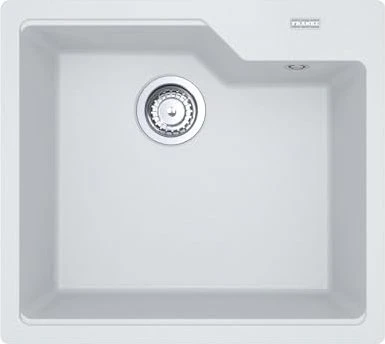Franke Urban UBG 610-56 Einbau Becken mittig mit Drehknopf glacier
