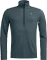Ortovox 185 Rock'n'Wool Zip Neck Funktionsshirt langarm dark arctic grey (Herren) Vorschaubild
