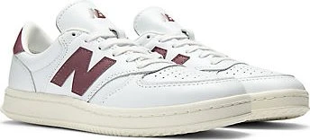 New Balance T500 white/washed burgundy
