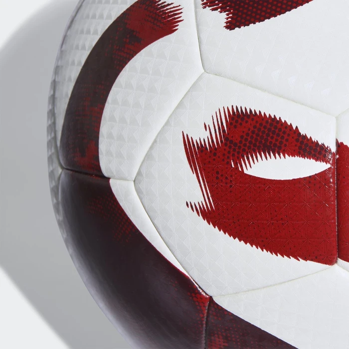 adidas Tiro League Thermally Bonded Fußball white/team colleg burgundy/team collegiate red