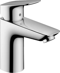 Hansgrohe Logis 100 CoolStart Einhebel-Waschtischmischer mit Zugstangen-Ablaufgarnitur chrom