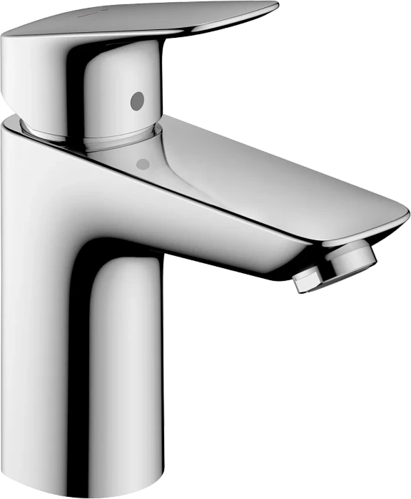 Hansgrohe Logis 100 CoolStart Einhebel-Waschtischmischer mit Zugstangen-Ablaufgarnitur chrom