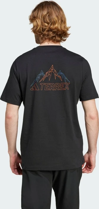 adidas Terrex Graphic T-Shirt kurzarm schwarz (Herren)